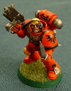 Blood Angels Tactical Marine by psiekier