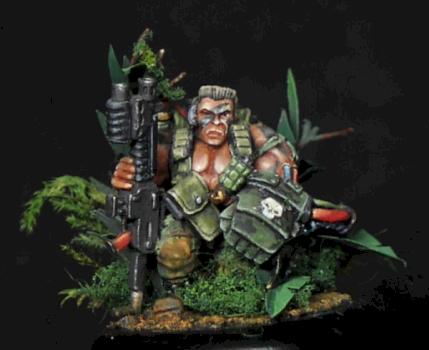 Catachan officer by Philippe