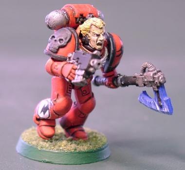 Blood Angel Honour Guard by psiekier