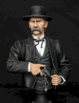 Wyatt Earp bust by Philippe