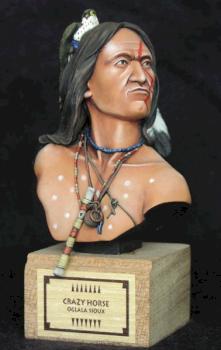 Crazy Horse bust by Philippe