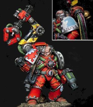Techmarine of the White Consuls chapter by Philippe