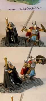 Raistlin y Caramon (Conversions) by PabloRonda