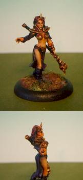 Mae'viir, Dark Elf Sorceress  by Guild of Harmony Miniatures by smilie23