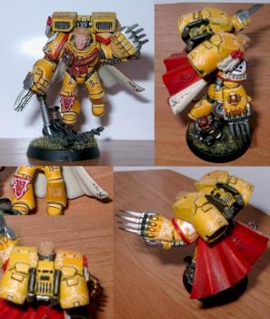 Imperial Fists Commander by Nemeron