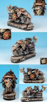 WARHAMMER 40K Black Templar on bike by rene