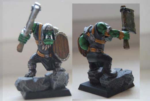 Orc worrior with axe by chewa