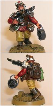 Imperial Guard Ilio infantry with anti-tank mine by bonecamp1779