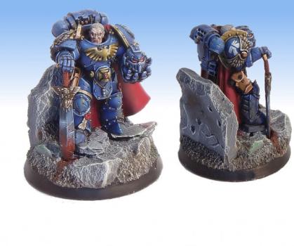ultramarines captain by miniatureheaven