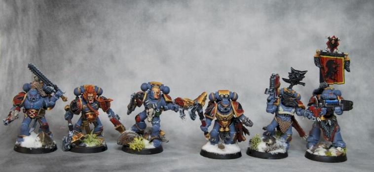 Space Wolves Grey Hunters by SLU