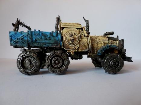 Space Ork trukk variant 2 by jeremy stout