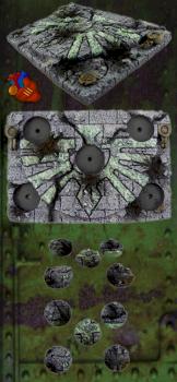 Ravaged Sword Temple Display and Bases by AlexofCharmCity