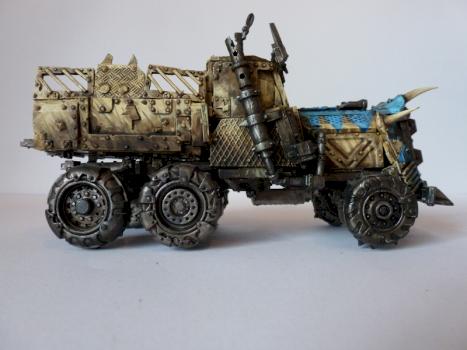 Space Ork trukk variant 4 by jeremy stout