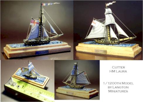 1/1200th Cutter HM Laura by Comte de Foix