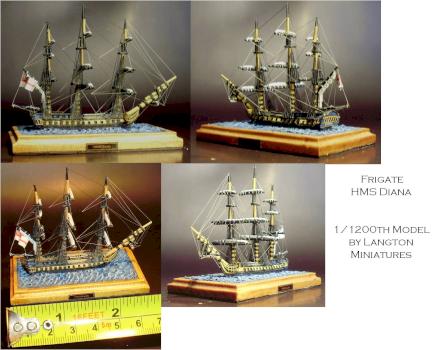1/1200th HMS Diana by Comte de Foix