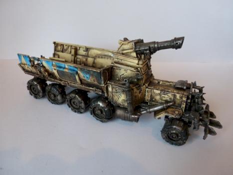 Space Ork Trukk/Battlewagon variant by jeremy stout