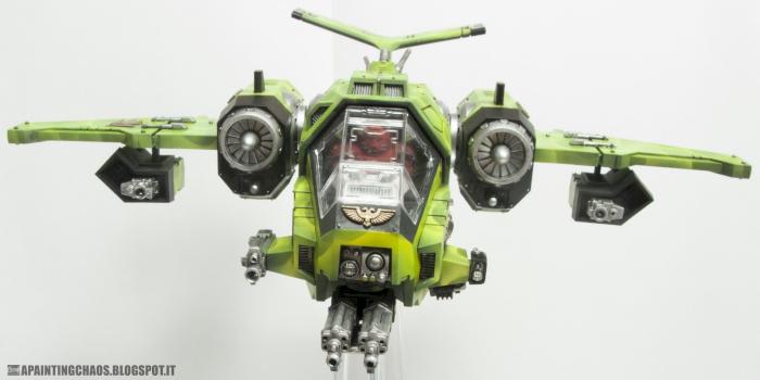 Space Marine Salamanders Stormtalon (conversion) by Apaintingchaos