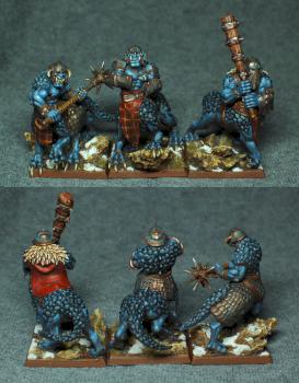 Dragon ogres (half-sculpted, a little bit unfinished) by 4K_
