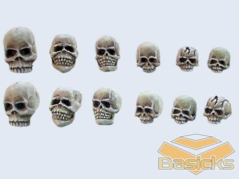 Skeleton heads by Umpa