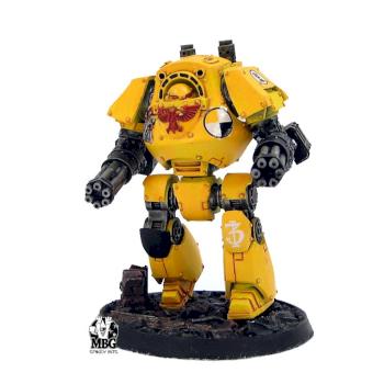 Imperial Fists Contemptor Dreadnought by itmademeregister