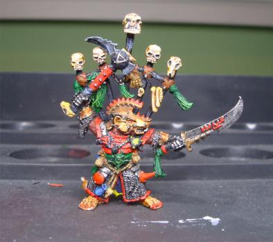 Skaven Warlord Queek   I painted in cca 1997-8 by edinko