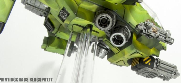 Space Marine Salamanders Stormtalon (conversion) by Apaintingchaos