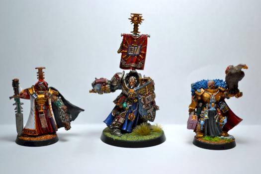 My Grey Knights HQ's by Panto