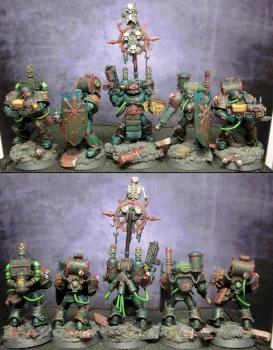 Death Guard Chaos Space Marines Squad by Prometheus