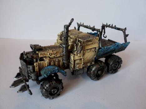 Space Ork trukk variant 2 by jeremy stout