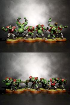 Blood Bowl Ork Team by Dukhe