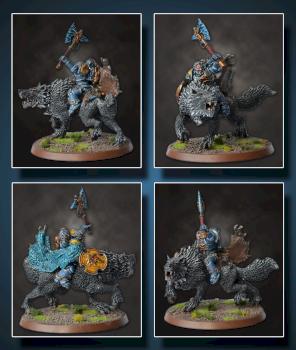 Space Wolves Lord on Thunderwolf more photos by nuno997