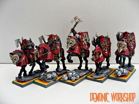 Warriors of Chaos Khorne Knights by Demonic_Workshop