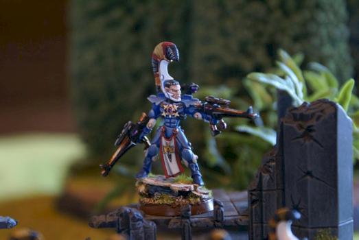 Eldar Dire Avenger Exarch unhelmed by Freddy the Teddy