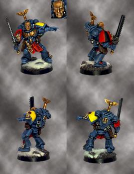 Sergeant Black Reach Starter (Space Wolves colours) by Brooklyn