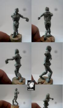 zombiegreen 1st sculpt ever(from Badsmile Workshop) by DaTroll