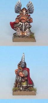 Dwarf Lord with Winged Helm and Axe by TIRI
