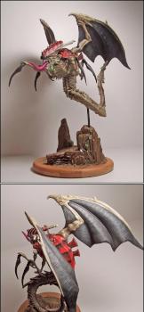 Tyranid Winged Hive Tyrant / Harpy Conversion by Ablistical