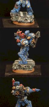 Ultramarine Sergeant Chronus by AkhRa