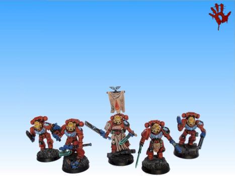 Blood Angels Assault Squad 2 by mutogeno