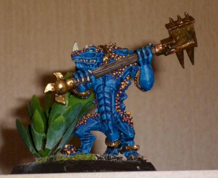 lizardman kroxigor by Krolachicos