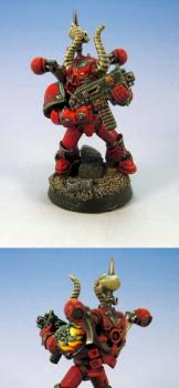 Word Bearer Chaos Space Marine by Space Monkey