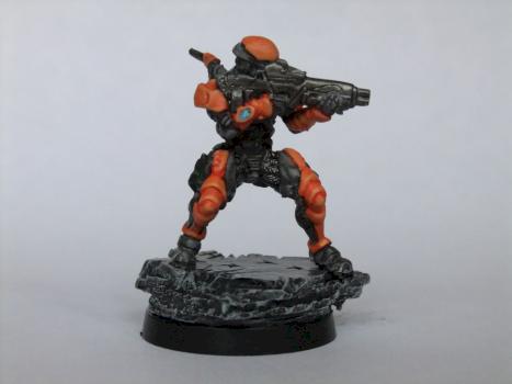 Yu Jing Wu Míng with boarding shotgun by Stront