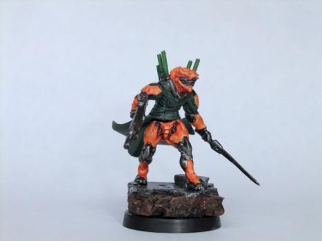 Yu Jing Hsien Warrior with multi-rifle by Stront