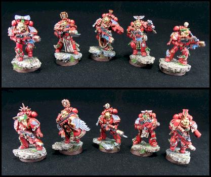 Blood Angels Veteran Squad by Yperion