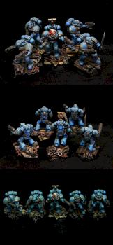 Ultramarine Combat Squad by AkhRa