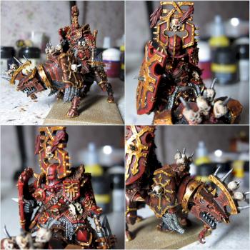Khorne Chaos Lord on Juggernaut by Angara