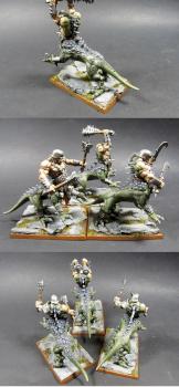 Chaos Warriors Dragon Ogres by Noctule Mini Art