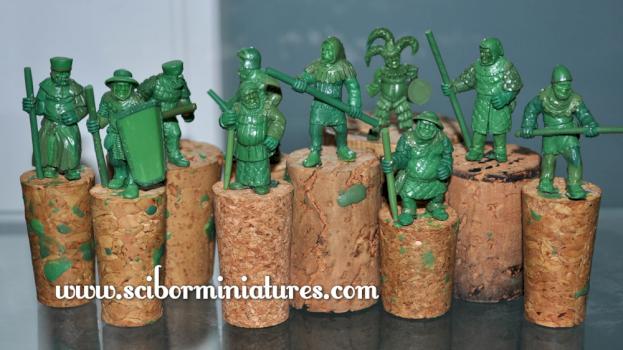Medieval Infantry Work in progress by Scibor