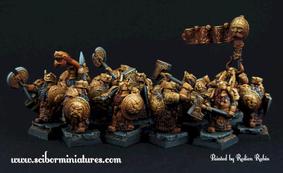 Dwarves Golden Guard by Scibor