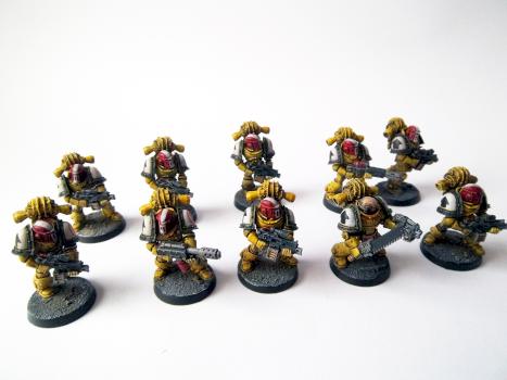 Pre-heresy Tactical squad 10 men by NathanPriestley